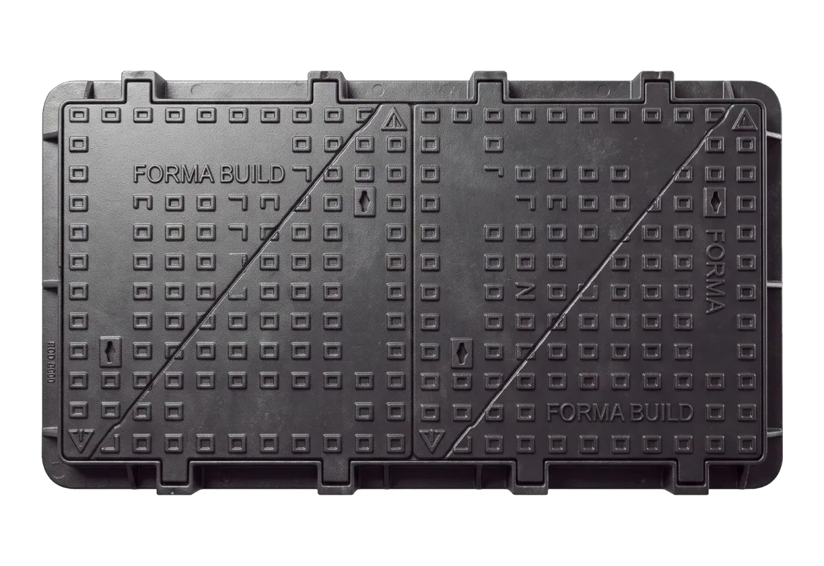 Double Triangular Multi-Part Manhole Cover