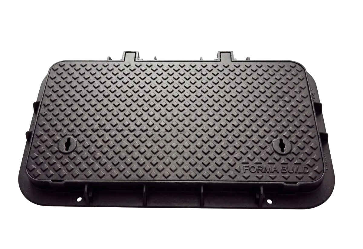 Rectangular Hinged Ductile Iron Cover & Frame
